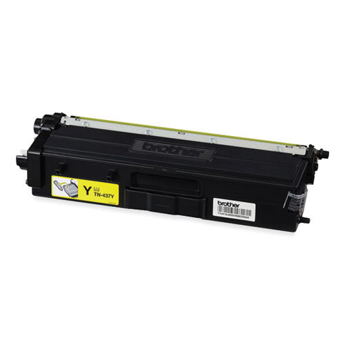 BROTHER Ultra High-Yield Toner, 8,000 Page-Yield, Yellow - TN437Y