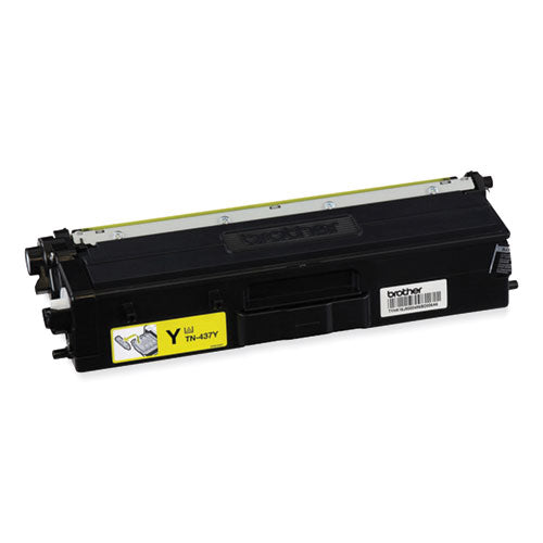 BROTHER Ultra High-Yield Toner, 8,000 Page-Yield, Yellow - TN437Y