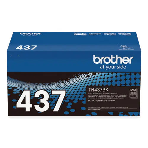 BROTHER Ultra High-Yield Toner, 9,000 Page-Yield, Black - TN437BK BROTHER