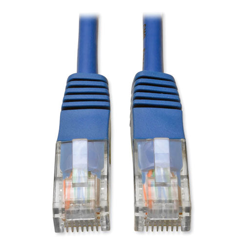EATON CAT5e 350 MHz Molded Patch Cable, 7 ft, Blue - N002-007-BL