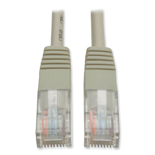 EATON CAT5e 350 MHz Molded Patch Cable, 25 ft, Gray - N002-025-GY
