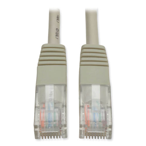 EATON CAT5e 350 MHz Molded Patch Cable, 50 ft, Gray - N002-050-GY