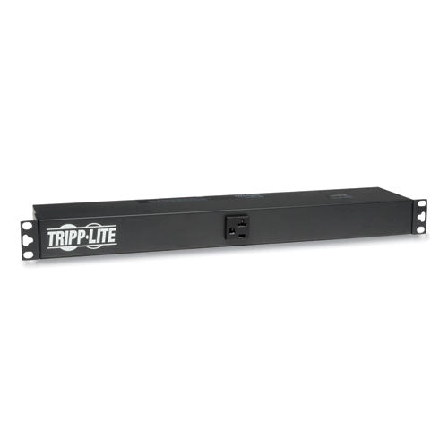 EATON Single-Phase Basic PDU, 13 Outlets, 15 ft Cord, Black - PDU1220