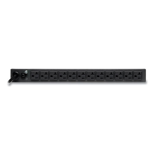 EATON Single-Phase Basic PDU, 13 Outlets, 15 ft Cord, Black - PDU1220