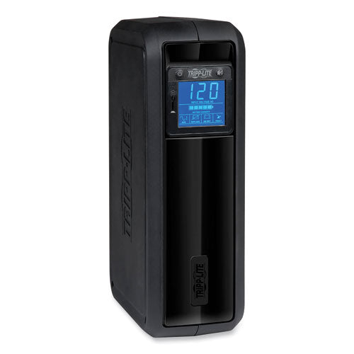 EATON OmniSmart LCD Line-Interactive UPS Tower, 8 Outlets, 900 VA, 870 J - OMNI900LCD