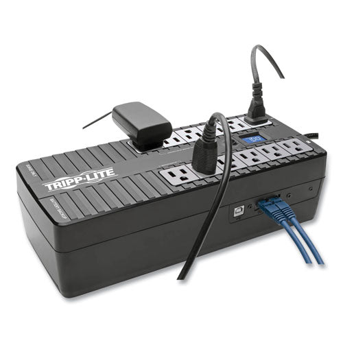 EATON ECO Series Energy-Saving Standby UPS, 12 Outlets, 850 VA, 420 J - ECO850LCD