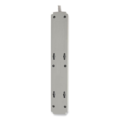 EATON Protect It! Surge Suppressor, 6 AC Outlets, 4 ft. Cord, 790 J, Light Gray - TLP604