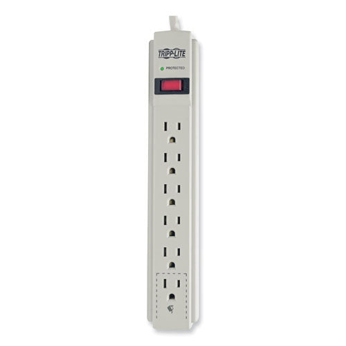 EATON Protect It! Surge Suppressor, 6 AC Outlets, 15 ft Cord, 790 J, Light Gray - TLP615