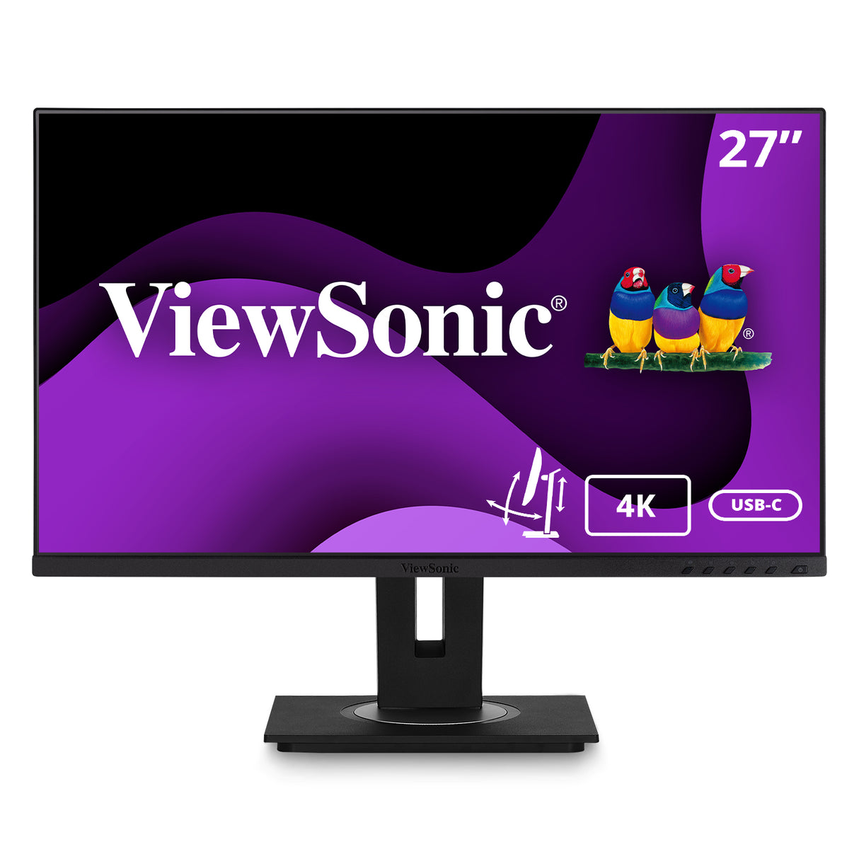 Viewsonic VG Series VG2756-4K computer monitor 68.6 cm (27") 3840 x 2160 pixels 4K Ultra HD LED Black - VG2756-4K