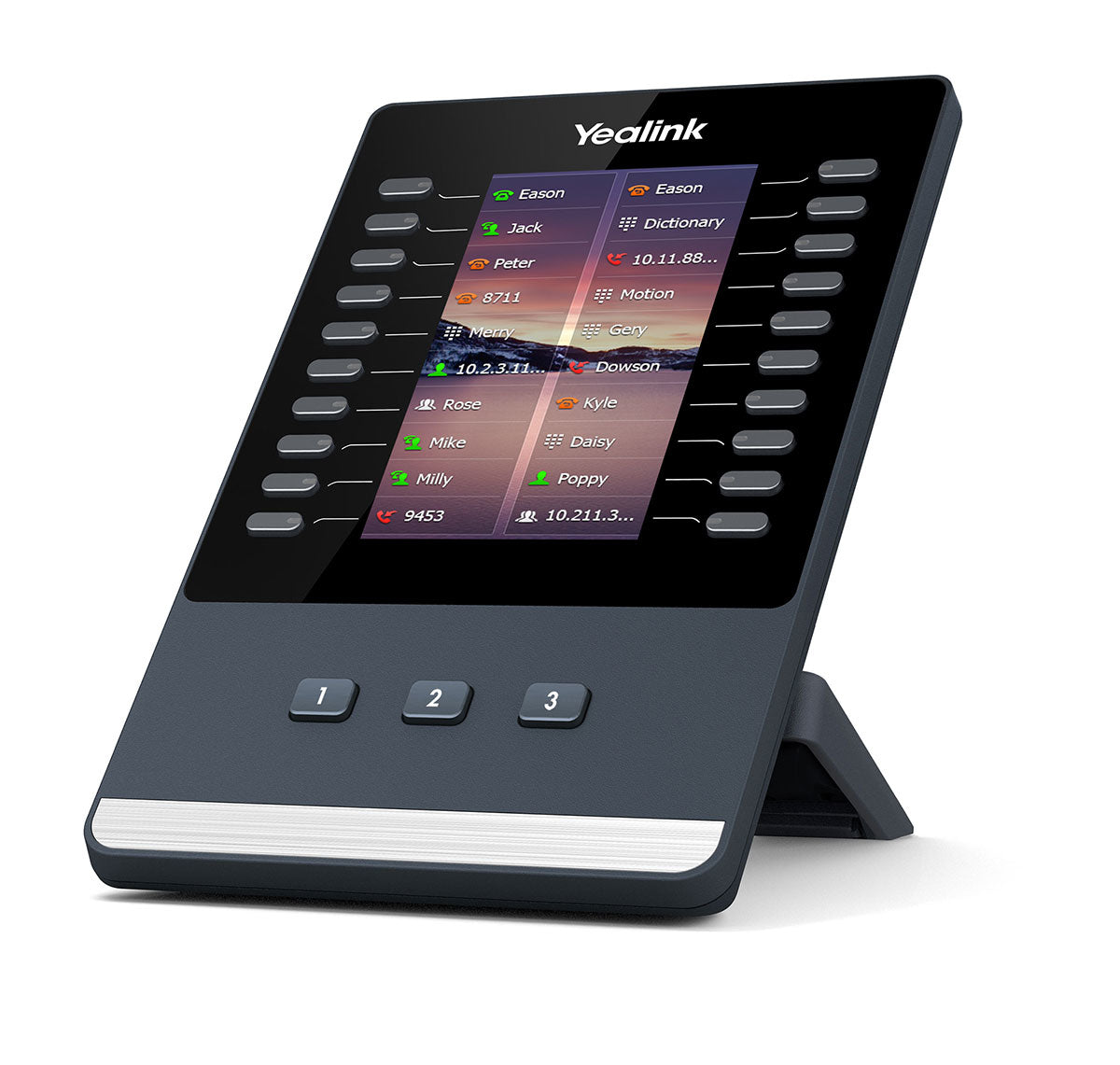 Yealink EXP43 IP add-on module Black, Grey 23 buttons - 1300036