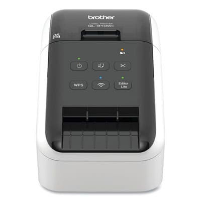 BROTHER Thermal QL-810WC Ultra Fast Label Printer, 110 Labels/min Print Speed, 5 x 5.7 x 9.2 - QL810WC