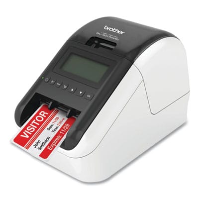 BROTHER Thermal QL-820NWBC Ultra Flexible Label Printer, 110 Labels/min Print Speed, 5 x 5.7 x 9.2 - QL820NWBC