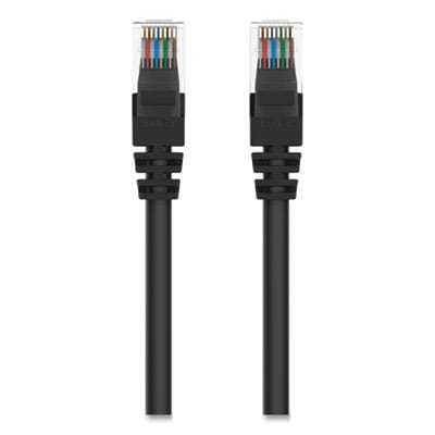 BELKIN Network Cable CAT6 UTP Computer Patch Cable, 5 ft, Black - A3L980-05-BLK-S
