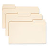 SuperTab Top Tab File Folders, 1/3-Cut Tabs: Assorted, Legal Size, 0.75" Expansion, 11-pt Manila, 100/Box - 15301 C2G