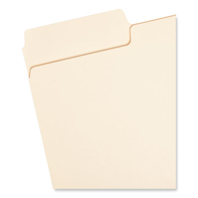 SuperTab Top Tab File Folders, 1/3-Cut Tabs: Assorted, Legal Size, 0.75" Expansion, 11-pt Manila, 100/Box - 15301 C2G