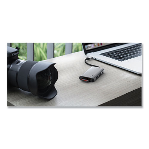 BELKIN Connect 5-in-1 Multiport Adapter Hub, Gray - PVC002BTSGY