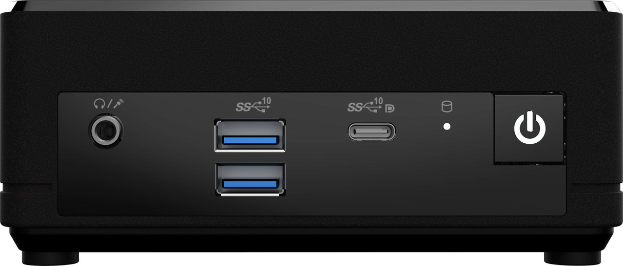 MSI CUBI N ADL S-055BUS PC/workstation barebone 0.69L sized PC Black N100 - CUBINADLS055B