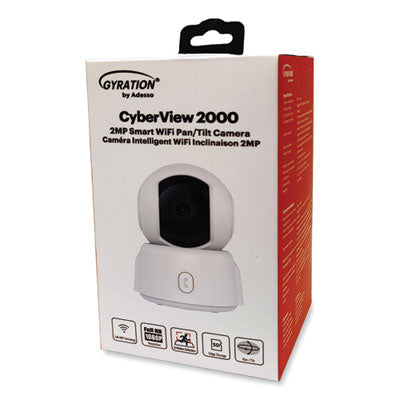 Cyberview 2000 2MP Smart WiFi Pan/Tilt Camera, 1920 x 1080 Pixels - CYBERVIEW2000