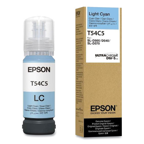 EPSON (T54C) UltraChrome Ink, 70 mL, Light Cyan - T54C520