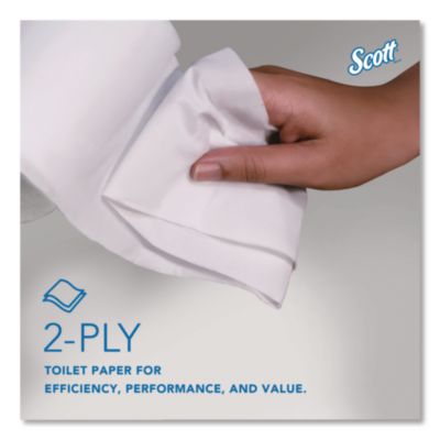Essential Coreless SRB Bathroom Tissue, Septic Safe, 2-Ply, White, 1,000 Sheets/Roll, 36 Rolls/Carton - 04007 C2G