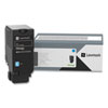 74C0SCG Return Program Toner, 7,000 Page-Yield, Cyan - 74C0SCG