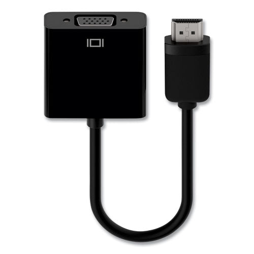 BELKIN HDMI to VGA + 3.5mm Audio Adapter, 5", Black - F2CD058