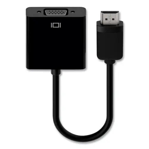 BELKIN HDMI to VGA + 3.5mm Audio Adapter, 5", Black - F2CD058 BELKIN