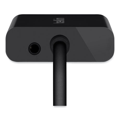 BELKIN HDMI to VGA + 3.5mm Audio Adapter, 5", Black - F2CD058
