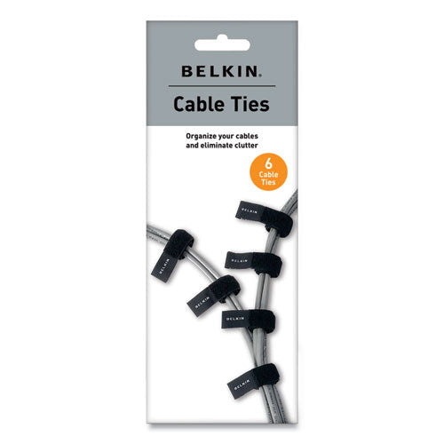 BELKIN Multicolored Cable Ties, 6/Pack - F8B024