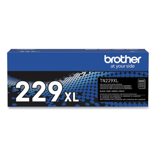 BROTHER TN229XL High-Yield Toner, 3,000 Page-Yield, Black - TN229XLBK BROTHER