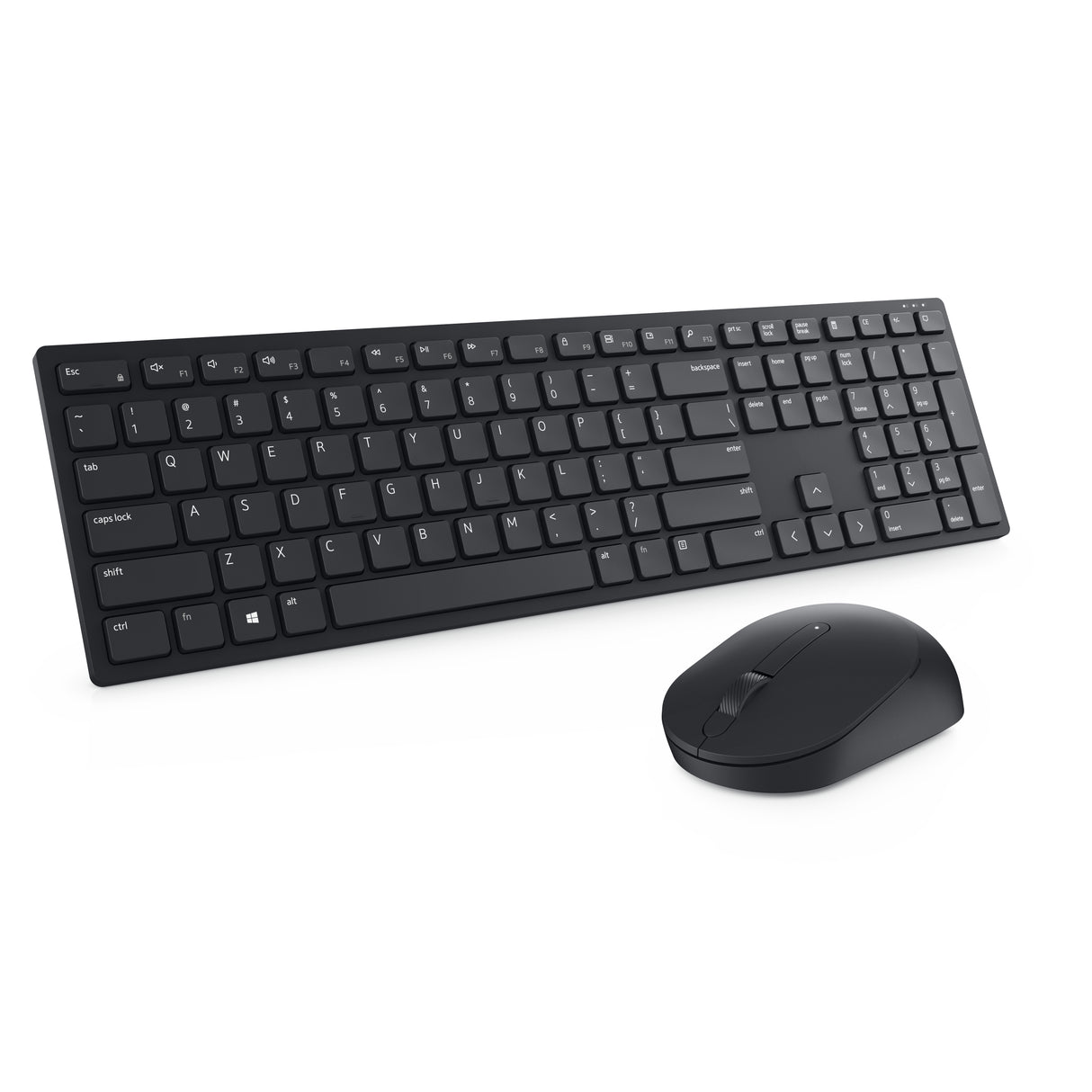 DELL KM5221W keyboard Mouse included Office RF Wireless QWERTY US International Black - KM5221WBKB-US