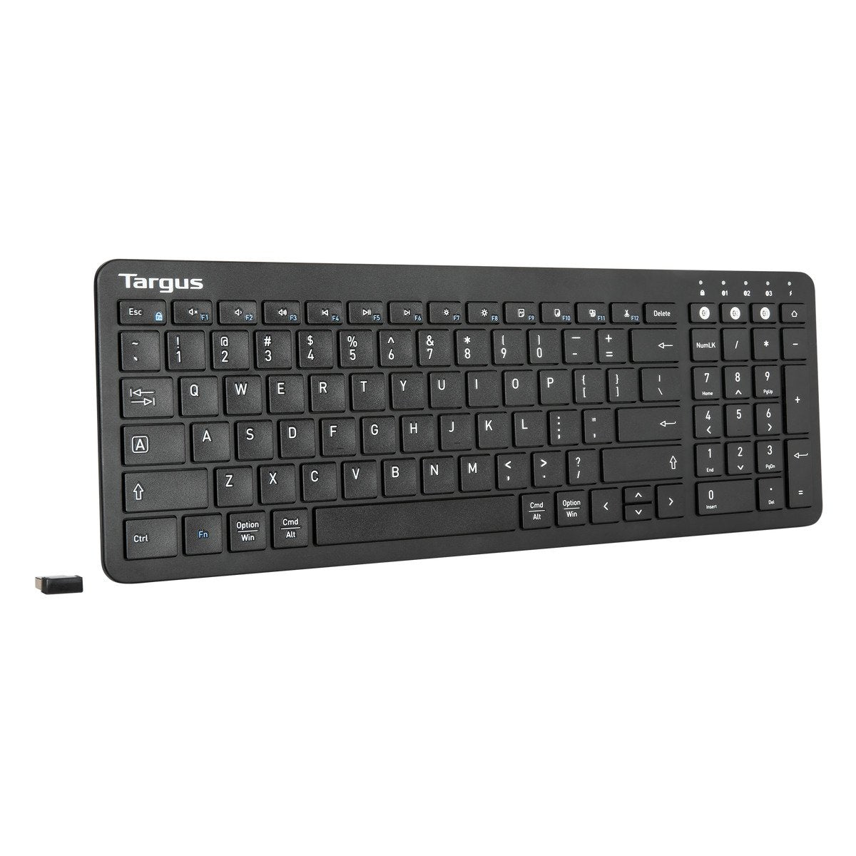 Targus AKB863US keyboard RF Wireless + Bluetooth QWERTY US International Black - AKB863US