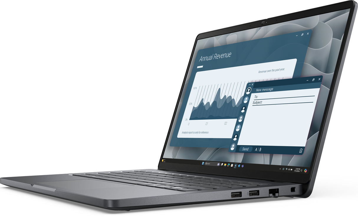 DELL Pro 14 PC14255 AMD Ryzen™ 5 220 Laptop 35.6 cm (14") Full HD+ 16 GB DDR5-SDRAM 256 GB SSD Wi-Fi 6E (802.11ax) Windows 11 Pro US English Black - 5G5NC DELL