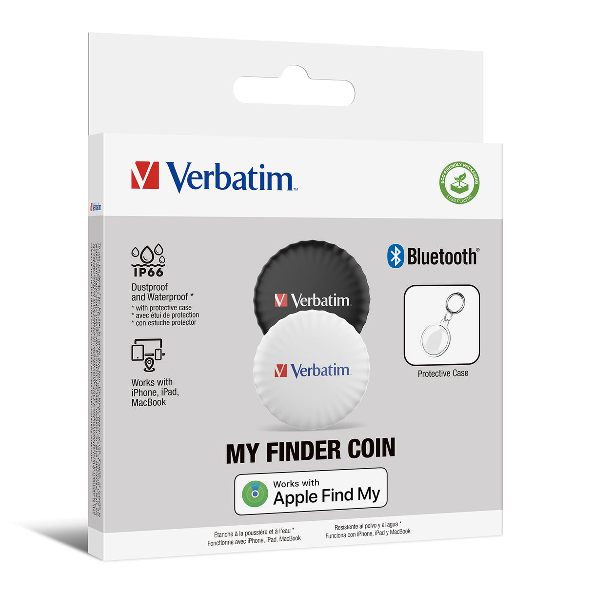 Verbatim My Finder Coin Bluetooth Tracker - 2 Pack - 32134