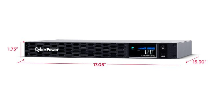 CyberPower PFC Sinewave uninterruptible power supply (UPS) Line-Interactive 1.5 kVA 900 W 6 AC outlet(s) - CP1500PFCRM1U