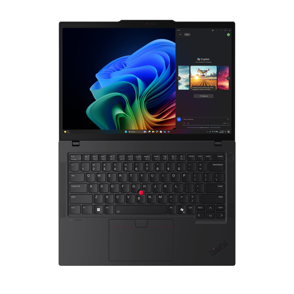 Lenovo ThinkPad T14 Gen 6 (AMD) Copilot+ PC AMD Ryzen™ 7 PRO 350 Laptop 35.6 cm (14") WUXGA 16 GB DDR5-SDRAM 512 GB SSD Wi-Fi 7 (802.11be) Windows 11 Pro English Black - 21QJ00CSUS LENOVO