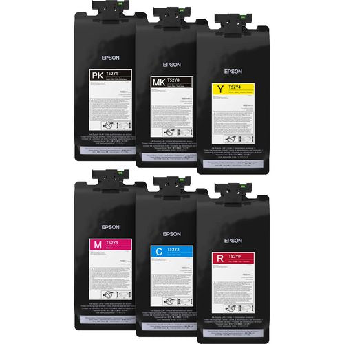EPSON (T52YM) High-Capacity Ink, Photo Black/Matte Black/Cyan/Magenta/Yellow/Red - T52YM20