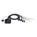 ATEN 2-Port USB 4K HDMI Cable KVM Switch with Remote Port Selector - CS22H