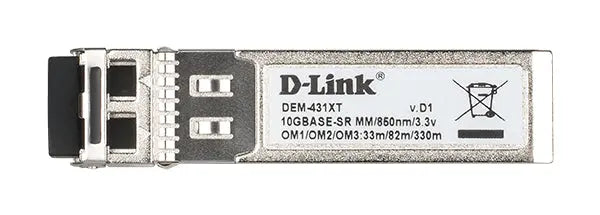 D-Link 10GBase-SR SFP+ Transceiver, 80/300m - DEM-431XT - eCommerce Business Prime