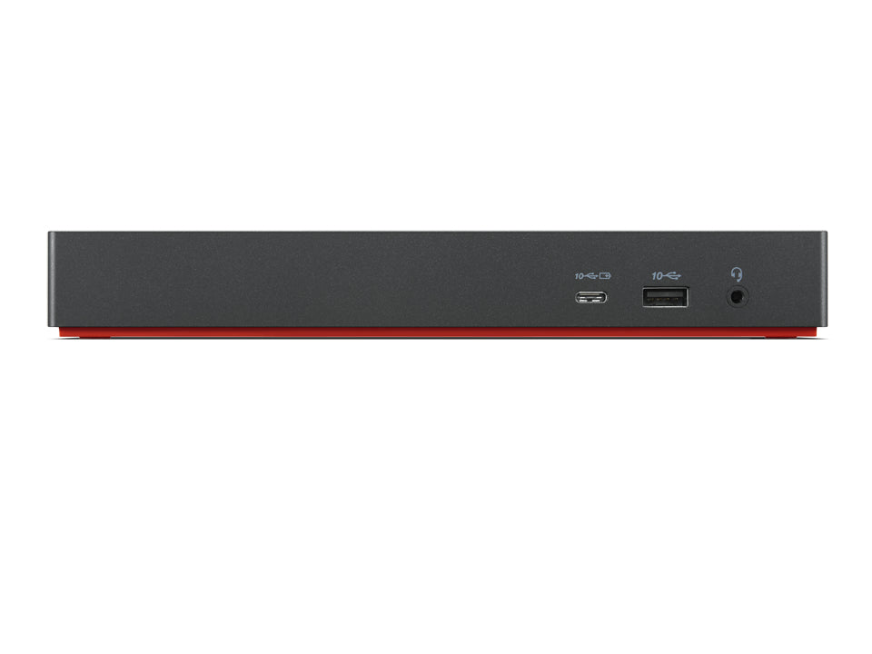Lenovo 40B00300US laptop dock/port replicator Wired Thunderbolt 4 Black, Red - 40B00300US LENOVO