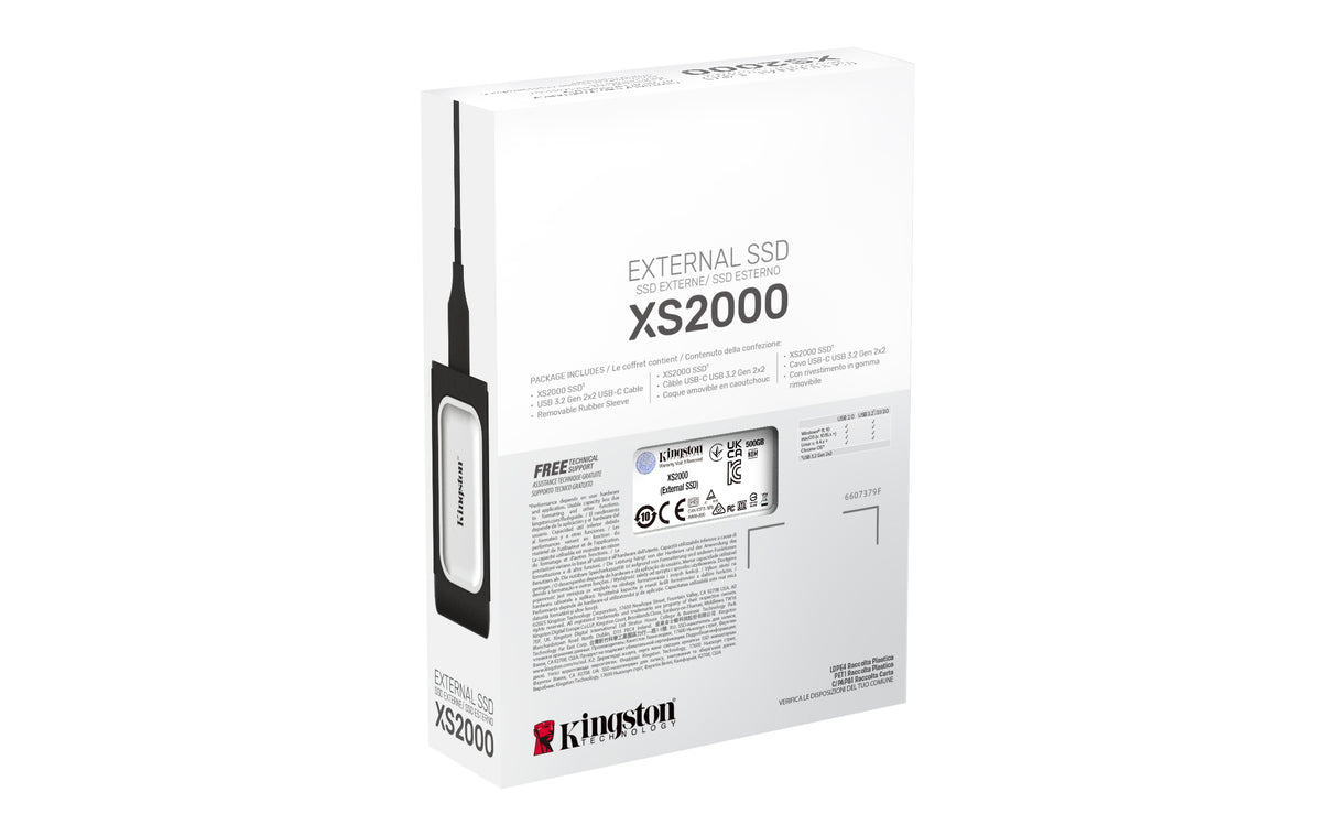 Kingston Technology 500G PORTABLE SSD XS2000 - SXS2000/500G