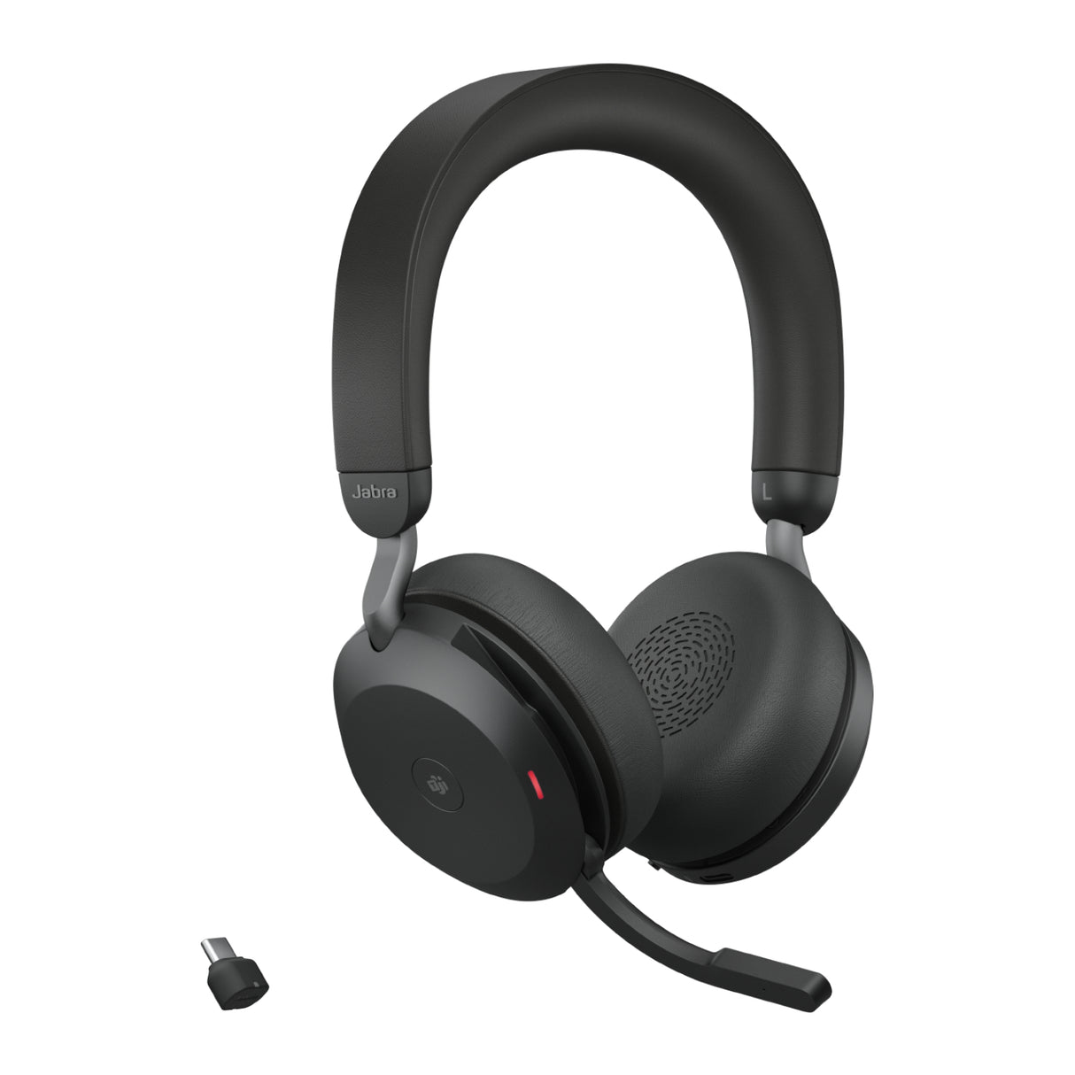 Jabra Evolve2 75 - USB-C MS Teams with Desk Stand - Black - 27599-999-889