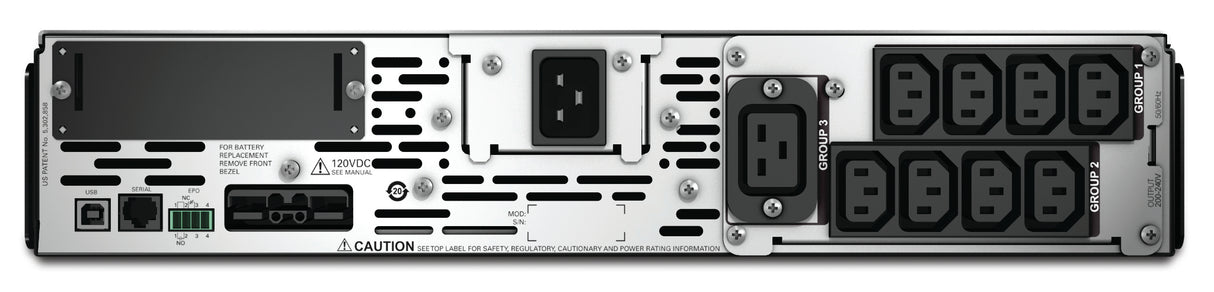 APC Smart-UPS X SMX3000RMHV2U - 3000VA, 8x C13, 1x C19 outlet, USB, expandable runtime - SMX3000RMHV2U APC