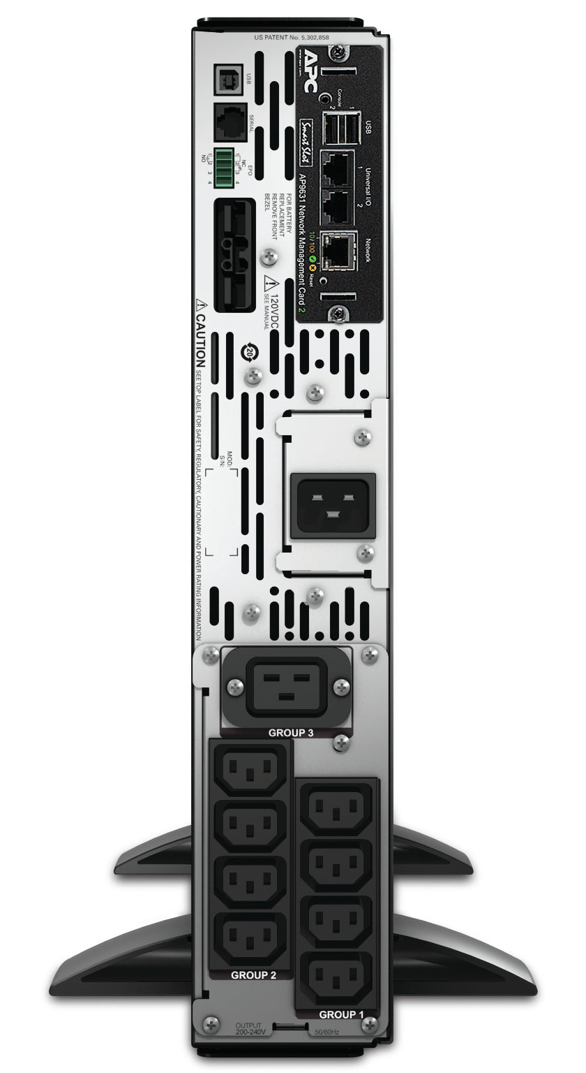 APC Smart-UPS X SMX3000RMHV2UNC - 3000VA, 8x C13, 1x C19 outlet, USB, expandable runtime, NMC - SMX3000RMHV2UNC APC