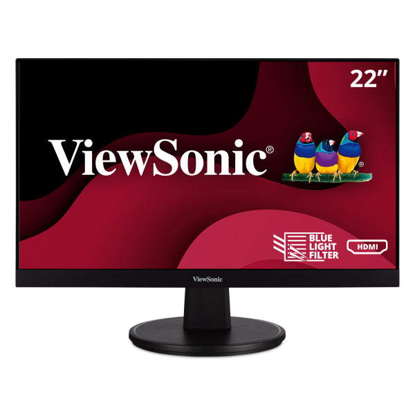 Viewsonic VA2247-MH computer monitor 55.9 cm (22") 1920 x 1080 pixels Full HD LED Black - VA2247-MH