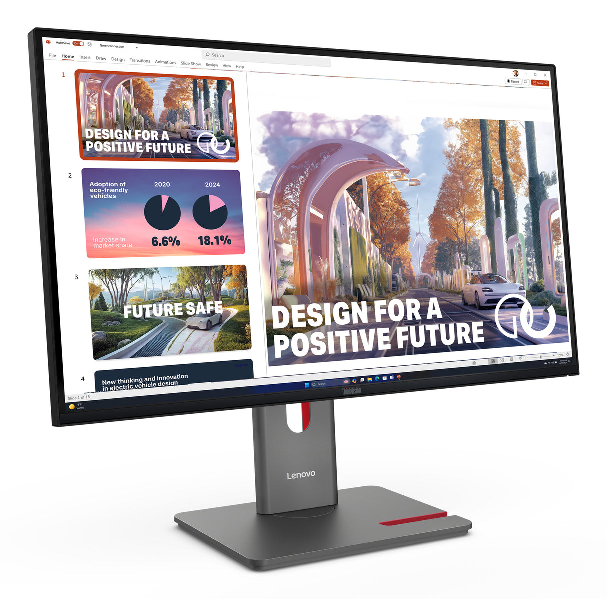 Lenovo ThinkVision P27QD-40 Monitor - 64B3GAR2UZ LENOVO