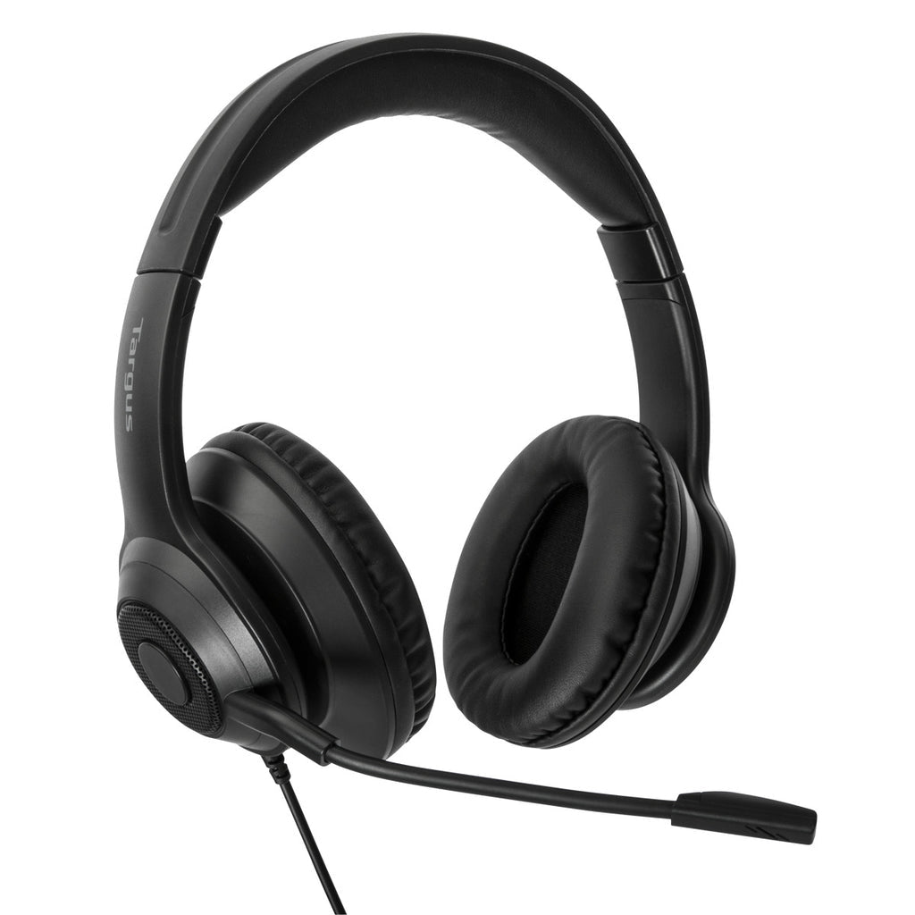 Targus AEH102TT headphones/headset Wired Head-band Office/Call center USB Type-A Black - AEH102TT