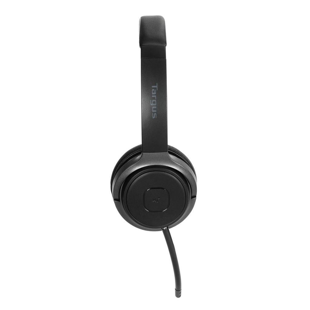 Targus AEH104TT headphones/headset Wired & Wireless Head-band Calls/Music USB Type-C Bluetooth Black - AEH104TT