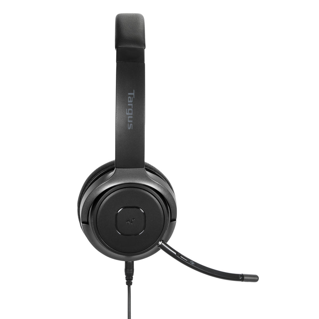 Targus AEH104TT headphones/headset Wired & Wireless Head-band Calls/Music USB Type-C Bluetooth Black - AEH104TT