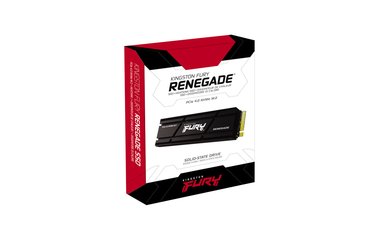Kingston Technology 4000G RENEGADE PCIe 4.0 NVMe SSD W/ HEATSINK - SFYRDK/4000G